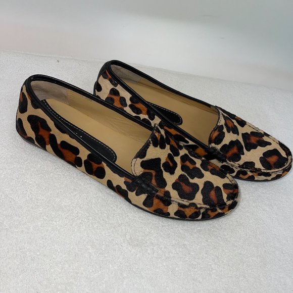Vaneli Albion Shoes Womens Size 8.5 Narrow Slip On Animal Print Calf Hair NWOB - Picture 8 of 11